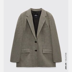 Zara Checkered Blazer